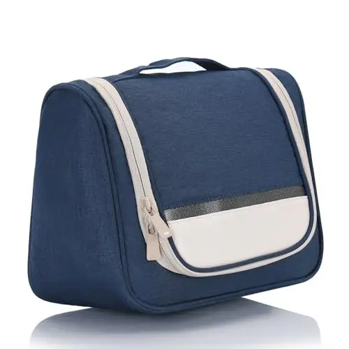 Produktbild: IHIGOGOFA Kulturbeutel Damen Herren Groß Kulturtasche Zum Aufhängen Kinder Kosmetiktasche Waschtasche für Frauen Mädchen Männer Reisezubehör