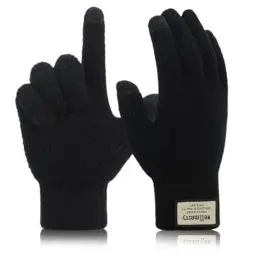 Produktbild: IHIGOGOFA Winterhandschuhe Touchscreen Strickhandschuhe Fingerhandschuhe Sport Warm und Winddicht Winter Handschuhe für Skifahren Radfahren Geeinget für Damen und Herren