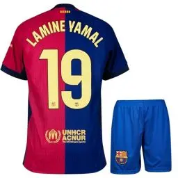 Produktbild: IHIMI Lamine Yamal #19 Barcelona Kinder für Trikot Fußballtrikot, Blau 2024 Neue Saison, Kinder Trikot, Sporttrikot, Fußball-Trainingstrikots, Kinder Kommen Sie mit Shorts Fußball (140-Yamal)