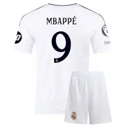Produktbild: IHIMI Madrid Kinder Trikot No #9 Mbappe, Heim Fußballtrikot, Trikot für Kinder Special Neue Saison, Sporttrikot, Fußball-Trainingstrikots, Kinder Trikot Mit Kurz (140-Mbappe)