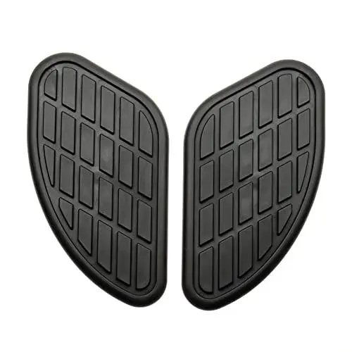 Produktbild: ihreesy 2 Stück Motorrad Tankpad, Gummi Kraftstofftank Aufkleber Universal Tankschutz Aufkleber Lackschutz Tankaufkleber Anti Kratz Tankdeckel Aufkleber Motorrad Öltank Schutz,Schwarz
