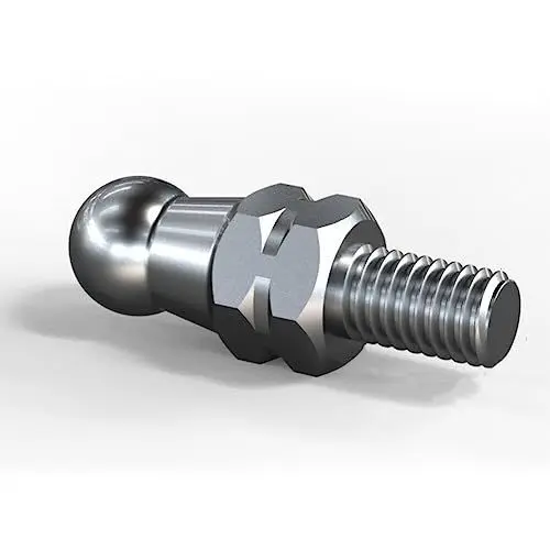 Produktbild: ihreesy Motorrad Fußrasten Schrauben Bolzen, Universal Motorrad Pedalbegrenzungsschraube 6mm Hohe Härte Edelstahl Pedalschrauben Motorrad Fußrasten Zubehör,20mm Silber