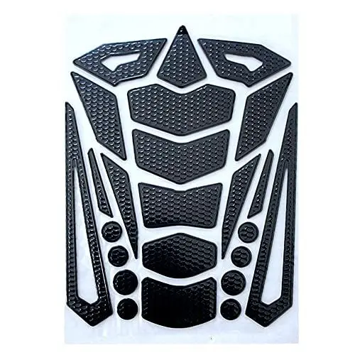 Produktbild: ihreesy Tankpad Tankschutz Motorrad,3D Motorrad Tankaufkleber Tankdeckel Pad Carbon Tankschutz Wasserdicht Lackschutz Abdeckung Tank Pad,Schwarz