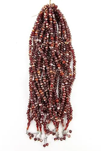 Produktbild: ihvan online, Tasbih Gebetskette 99, 10 Stück Muslimische Gebetskette Islamische Gebetskette Muslimische Rosenkranz Perlenkette Dhikr Tasbeeh Bulk, Misbaha, Masbaha, Tespih, Armband, Acryl, Kein