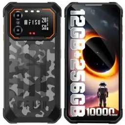 Produktbild: IIIF150 B2 Outdoor Handy-10000mAh, 12GB + 256GB Smartphone Ohne Vertrag, 6.5 Zoll FHD+ wasserdichte mit Rückseite, 48MP + 20MP Nachtsicht, Android 13 Baustellenhandy, IP68/69K/Dual 4G SIM/NFC/GPS