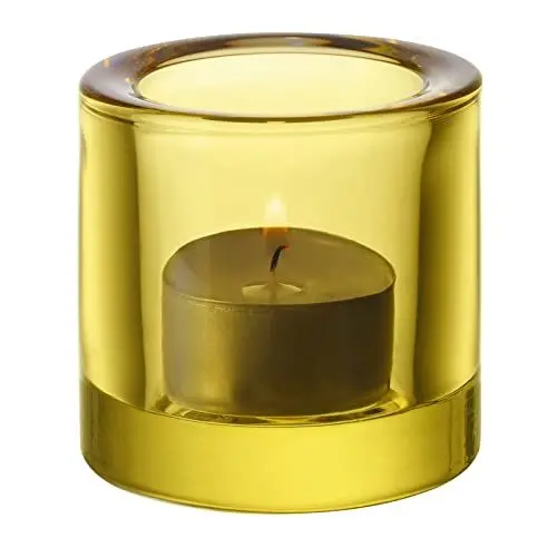 Produktbild: Iittala 1007748 Teelichthalter Kivi, lime, 60mm, 7.2 x 7.2 x 6 cm