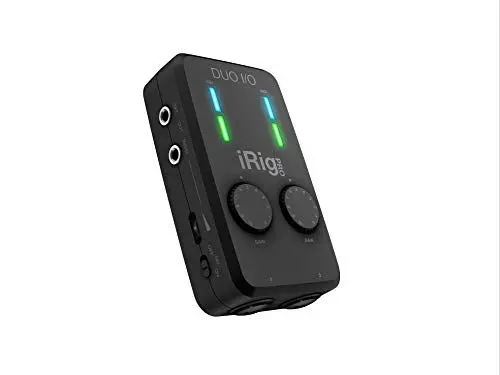 Produktbild: IK MUltimedia iRig Pro Duo I/O - Universelles Zweikanal-Audio-/MIDI-Interface für iPhone, iPad, Android und MAC/PC
