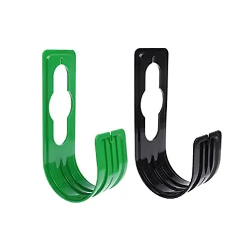Produktbild: IKAAR 2 Stück Schlauchhalter Gartenschlauchhalter Haken Wasserschlauch Aufbewahrungsbügel Garden Hose Hook aus Kunststoff