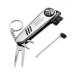 Produktbild: IKAAR Golf reinigungsset inklusiv Golf Club Bürste, Pitchgabeln, Golf Schraubenschlüssel, Scoring Pen und Schlüsselring für Golf Zubehör Geschenk