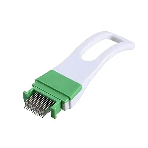 Produktbild: IKAAR Scallion Slicer Green Onion Cutter Gehackte Frühlingszwiebel Chopper Zwiebelzerkleinerer Gemüseschneider Zwiebelschneider Knoblauchschneider Küchenwerkzeug Grün