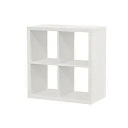 Produktbild: Ikea Kallax Regal, Bücherregal, Wandregal, Raumteiler in weiß (77 x 77 cm)