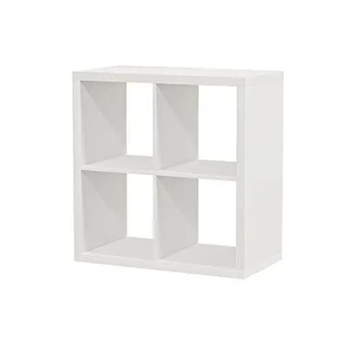 Produktbild: Ikea Kallax Regal, Bücherregal, Wandregal, Raumteiler in weiß (77 x 77 cm)