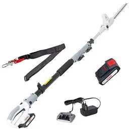 Produktbild: IKRA Akku Teleskop Heckenschere ICPH 2040 inkl. Akku 20V, Ladestation & Schultergurt