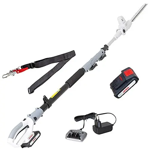 Produktbild: IKRA Akku Teleskop Heckenschere ICPH 2040 inkl. Akku 20V, Ladestation & Schultergurt