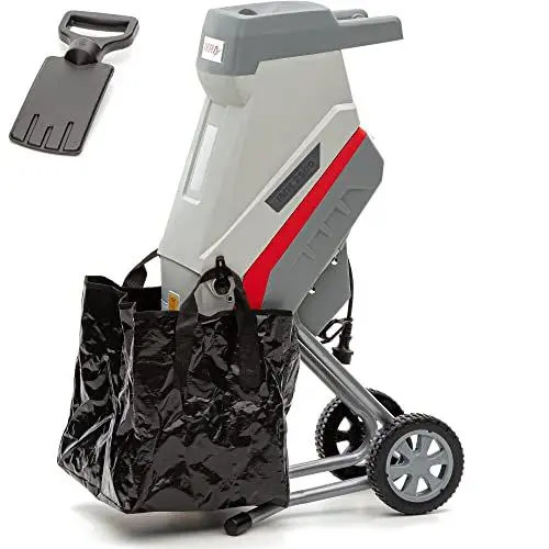 Produktbild: IKRA Elektro Gartenhäcksler Messerhäcksler IMH 2500 inkl Fangsack 45l 2.500W langlebige Wendemesser