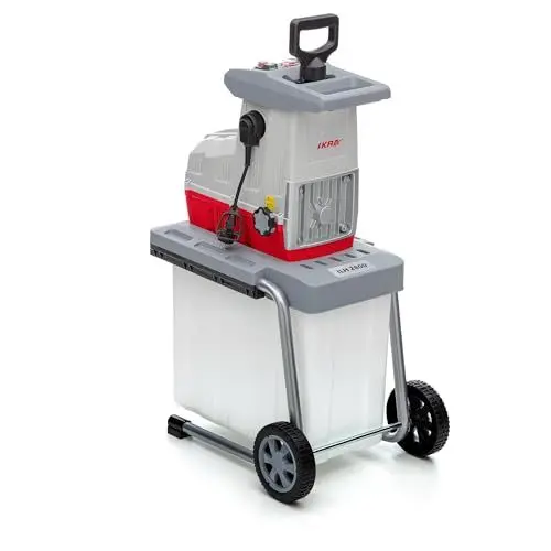Produktbild: IKRA Elektro Gartenhäcksler Walzenhäcksler ILH2800, leise robust wartungsarm, Aststärke bis 44mm