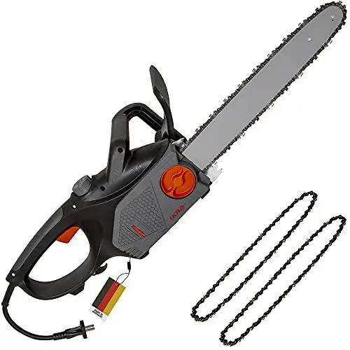 Produktbild: IKRA Elektro Kettensäge KSE 2400-40, 2.400 Watt, inkl. 2 Ersatzketten, Schwarz, 23514120-AZ2