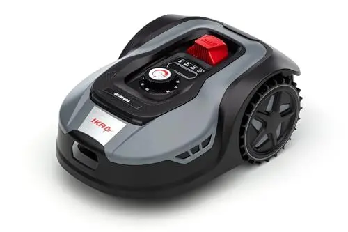 Produktbild: IKRA Mähroboter iROM 600 für Rasenflächen bis 600m², W-LAN oder Bluetooth, App-Steuerung, Multizone, inkl. Ladestation & Regensensor, 6 Ersatzmesser