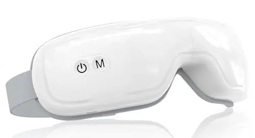 Produktbild: iKristin Augenmassagegerät mit Wärme und Bluetooth-Musik,eye massager mit 5 Modi,Wiederaufladbarer Augenmaske mit Kabelloser, Geschenke für Frauen Männer Familie