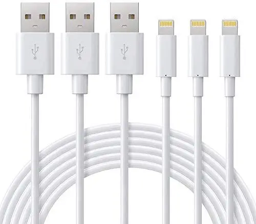 Produktbild: ilikable 3 Pack iPhone Ladekabel 2M, MFi Zertifiziert iPhone Kabel, Lightning auf USB Kabel kompatibel mit iPhone SE 2020, iPhone 14 13 12 11 Xs Max XR X 8 7 6s Plus, iPad Mini/Air, Airpods