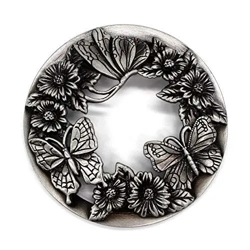 Produktbild: Illuma Lid Candle Kerzedeckel Aufsatz,Mehrere Stile,Candle Matrix Brushed Zubehör Lampenschirm Schirm Topper Metall Weihnachten,Helfen Sie Der Kerze Gleichmäßig Zu Schmelzen