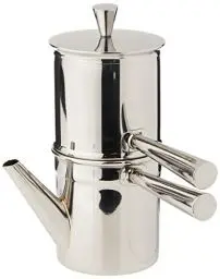 Produktbild: Ilsa Napoletana Kaffeemaschine, Edelstahl, Silber, für 1-2 Tassen