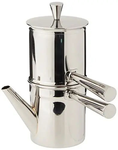 Produktbild: Ilsa Napoletana Kaffeemaschine, Edelstahl, Silber, für 1-2 Tassen