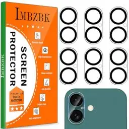 Produktbild: IMBZBK 6 Stück kameraschutz für iPhone 16 und iPhone 16 Plus für Panzerglas Kamera Schutz Zubehör Camera Protector, Hülle Freundlich 9H Kamera Schutzfolie