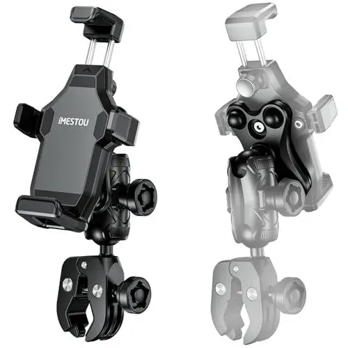 Produktbild: iMESTOU Anti-Vibrations Motorrad Telefonhalterung 1