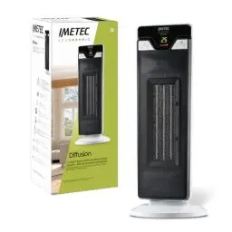 Produktbild: Imetec Eco Ceramic Diffusion, Elektroheizung, Heizlüfter, Schwingkörper, Keramiktechnologie, geringer Energieverbrauch, 6 Temperaturfunktionen, Timer