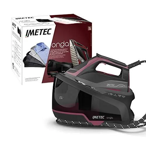 Produktbild: Imetec Onda P2, Dampfbügelstation mit patentierter Gleitwellenplatte, 2400 W, Dampfstoß 300 g, Tank 2,5 L, dreifacher Schutz gegen Kalkablagerungen