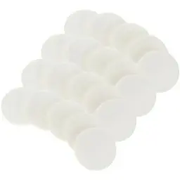 Produktbild: IMIKEYA 100 Stück Aromatherapie Nachfüllpads Ersatz 22mm Mini Rund Duftpads Aromatherapie Nachfüllpads Ätherische Öle Diffusor Halskette Anhänger Autodiffusor