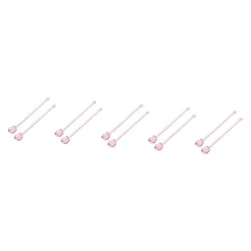 Produktbild: IMIKEYA 10 Stk Rührstab Glas -rührstab Rührstab Für Pulver Fruchtcocktail Löffel Rosa Getränk Kieselsteine ​​für Den Garten Soßenkelle Getränke Eisportionierer Wiederverwendbar