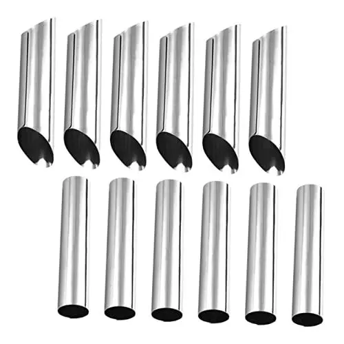 Produktbild: IMIKEYA 12 Stück Croissant-backformen Aus Edelstahl 12 7 cm Einfach Zu Verwenden Und Zu Reinigen Perfekt Für Gebäckrollen Und Dessert-utensilien
