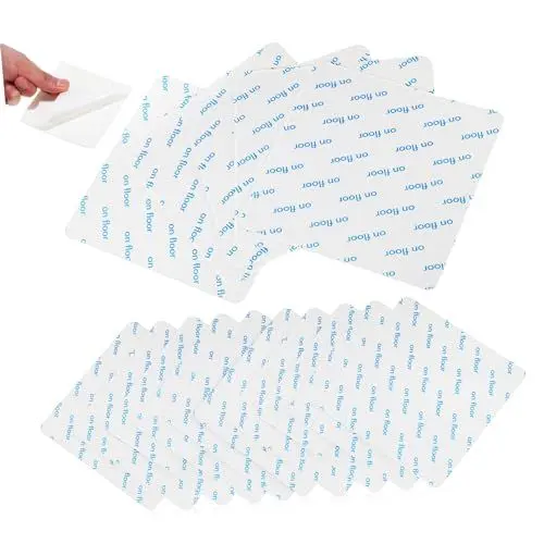 Produktbild: IMIKEYA Teppich-eckgriffe 16er-Pack 100 Mm Quadratisch Weiß Teppichband Für Stabile Teppichpolsterung