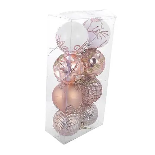 Produktbild: IMIKEYA 16 STK Weihnachtskugeln Goldanhänger Weihnachtskranz Goldenes Medaillon Bruchsichere Weihnachtskugel Weihnachtsbaumanhänger Weihnachtskugel-Ornamente Weihnachtsbaumdekoration Lob