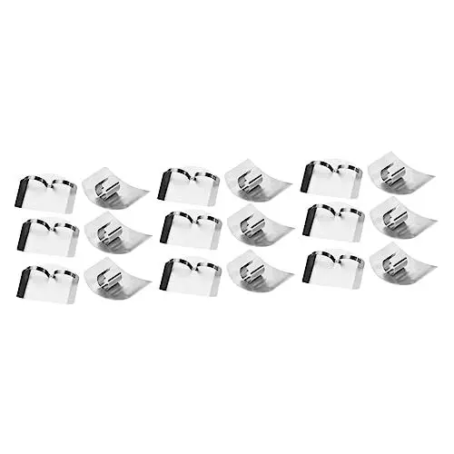 Produktbild: IMIKEYA 18 STK Edelstahl-Handschutz schnitthandschuhe schneidehandschuh Finger Schneide Schutzhülle Schneidhandschuh Rostfreier Stahl Würfelmaschine Fingerschutz Werkzeug