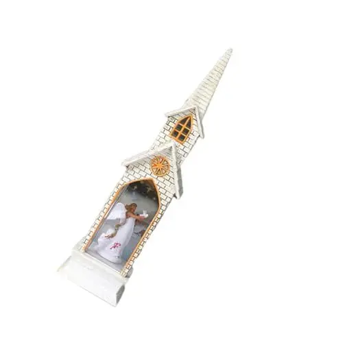 Produktbild: IMIKEYA 1Stk Weihnachtsbeleuchtung weihnachtslicht schmuck Weihnachtliche Hängelaterne Figur Licht Fee Lampe fairy lights feenlampe bezaubernde Lampe Weihnachtslampendekor harz Weiß