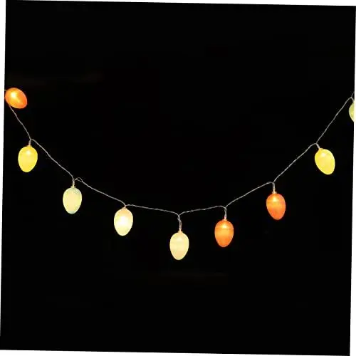 Produktbild: IMIKEYA 1 Satz 10 Ostereier Lichterketten osterdekoration lichter Glühwürmchen leuchtet ostereierfarbe easter eggs Ostervorräte Ostern führte hängend Abstauben Laternenpfahl Requisiten