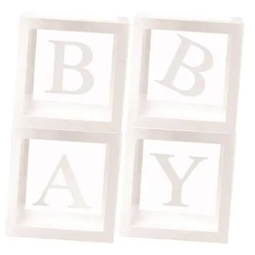 Produktbild: IMIKEYA 1 Satz Ballon-Box Cake-Smash-Hintergrund Dschungel-Babyparty-Dekorationen klare Luftballons Halter für Partyballons Ballonhalter verpackt schmücken Vitrine Requisiten
