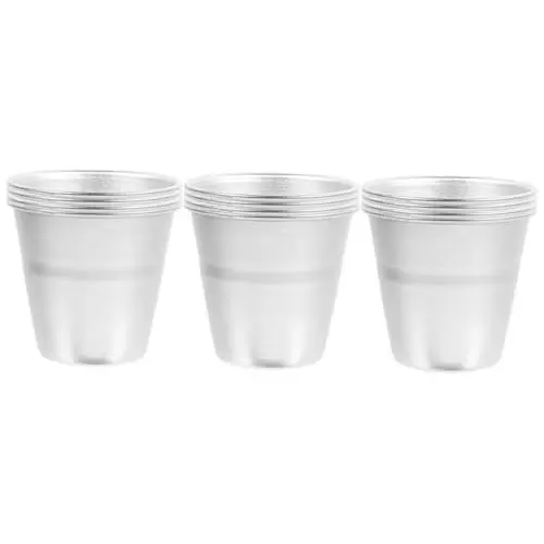 Produktbild: IMIKEYA Metall Gebäck Muffin Formen 4pcs Reusable Baking Tassen Aluminium Legierung für Torten Törtchen Pudding und