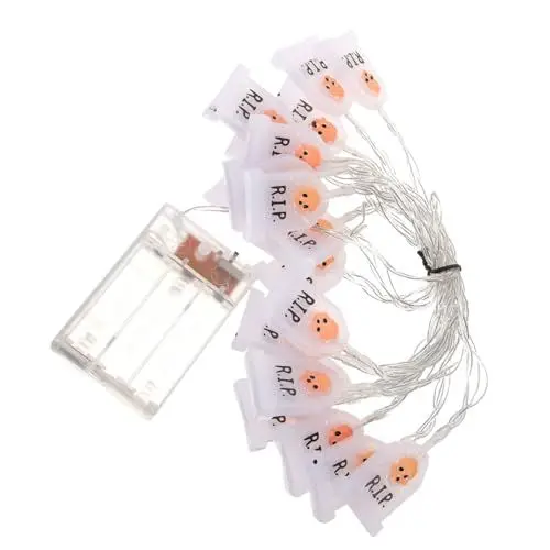 Produktbild: IMIKEYA 10 Grabstein Geformt String Lichter Halloween Lichter Nachtlicht für Party