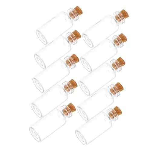 Produktbild: IMIKEYA 24stücke Kleine Glasflasche Transparent Driftflasche Korkenflasche Diy Dekorationsflasche Zur Aufbewahrung Von Kleinen Gegenständen Und Ätherischen Ölen