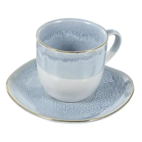 Produktbild: IMIKEYA 1 Set Keramiktasse Milchbecher Süße Tasse Himmelblaue Keramik Haushaltskaffeetasse