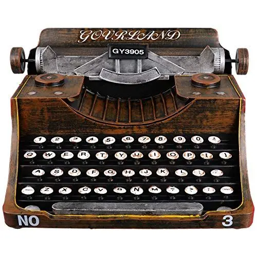 Produktbild: IMIKEYA 1stk Druckerhandwerk Musik Box Typ Schriftsteller Kinder Schreibmaschine Manuelle Miniaturschreibmaschine Schreibmaschine Maschine Typ Wrighter Büro Metall Schmiedeeisen