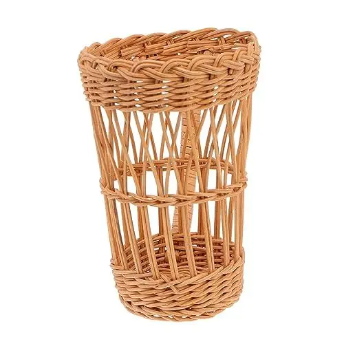 Produktbild: IMIKEYA 1pc Natürliche Rattan Weben Glas Tasse Hülse Griff Schutzhülle Bier Tasse Abdeckung für Cafe