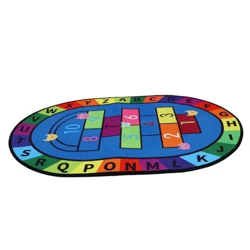 Produktbild: IMIKEYA 1stk Spielteppich Spielmatte Für Babys Babyspielmatten Spielmatten Für Babys Baby-bodenmatte Spielblöcke Für Babys Fußpolster Krabbeldecke Karikatur Polyester Kind
