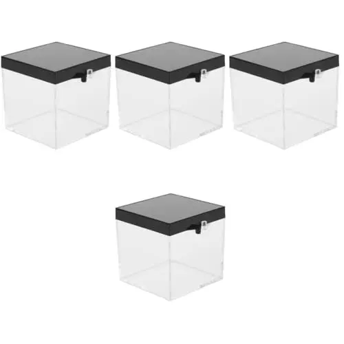 Produktbild: IMIKEYA 24 Stk Mineralische Standardbox Mineralien-Display-Boxen Sammlerstück-Displayboxen Vitrine mit Diamanten Probenvitrine Probenbehälter Vitrinen für Mineralproben Acryl Transparent