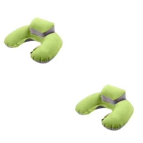 Produktbild: IMIKEYA 2 Stücke U-Form Reise Kissen Fillable Aufblasbare Neck Kissen Für Flugzeug Camping