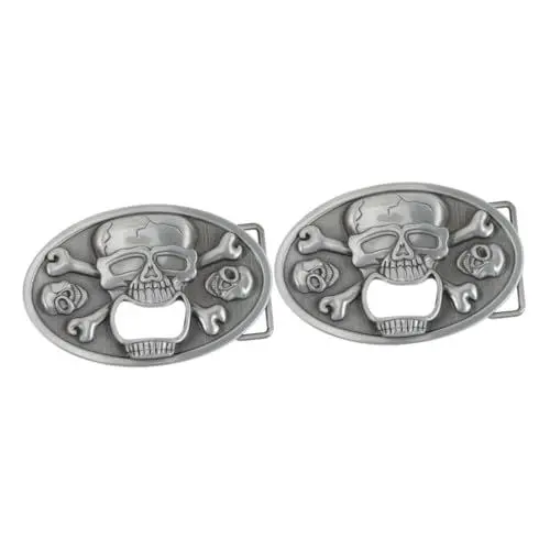 Produktbild: IMIKEYA 2St -Hosenknopf halloween halloween assecoires Camping bottle opener Picnic bottle opener -Gürtelschnalle flaschenöffner Zinklegierung